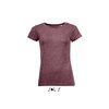 MIXED WOMEN ROUND COLLAR T-SHIRT