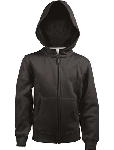 KARIBAN KIDS FULL ZIP HOODED SWEATSHIRT