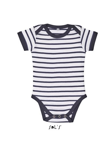 MILES BABY STRIPED BODYSUIT