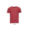 MIXED MEN ROUND COLLAR T-SHIRT