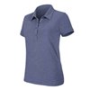 LADIES' SHORT SLEEVE MELANGE POLO SHIRT