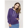 LADIES’ CONTRAST HOODED SWEATSHIRT