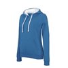 LADIES’ CONTRAST HOODED SWEATSHIRT