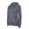 LADIES’ MELANGE HOODED SWEATSHIRT