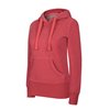 LADIES’ MELANGE HOODED SWEATSHIRT