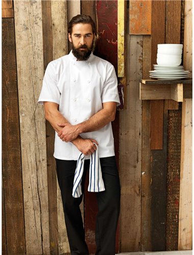 SHORT SLEEVE CHEFS JACKET