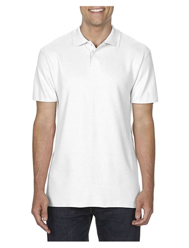 SOFTSTYLE® ADULT DOUBLE PIQUÉ POLO