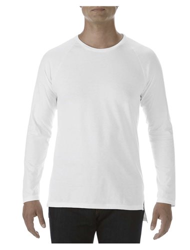 ADULT FASHION BASIC LONG & LEAN RAGLAN LS TEE