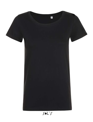 MIA WOMEN'S ROUND-NECK FITTED T-SHIRT