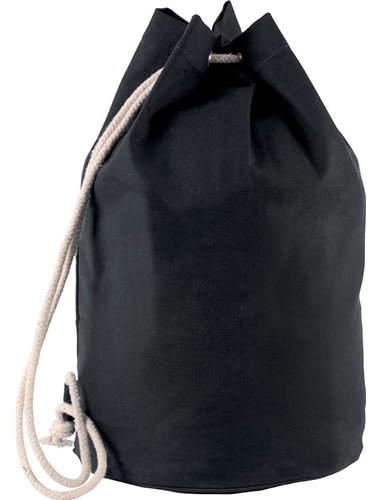 COTTON SAILOR STYLE BAG WITH DRAWSTRING