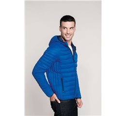 MEN'S LIGHTWEIGHT HOODED DOWN JACKET