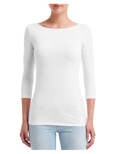 WOMEN'S STRETCH 3/4 SLEEVE TEE