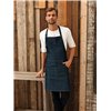 JEANS STITCH DENIM BIB APRON