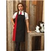 CONTRAST BIB APRON