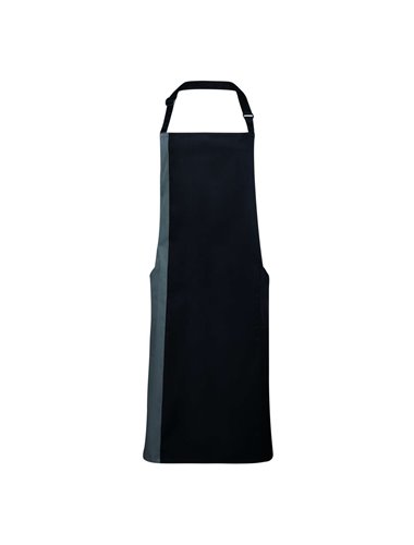 CONTRAST BIB APRON