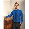 MEN’S LONG SLEEVE FITTED POPLIN SHIRT