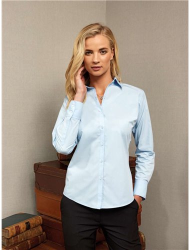 LADIES’ LONG SLEEVE SUPREME POPLIN BLOUSE