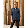 LADIES’ JEANS STITCH DENIM SHIRT