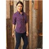 "SIDEHILL" CHECK - LADIES COTTON LONG SLEEVE SHIRT