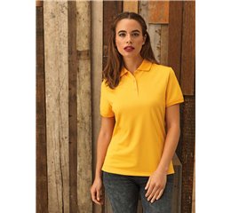 LADIES’ COOLCHECKER PIQUE POLO