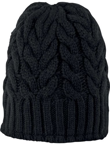 CABLE KNIT BEANIE