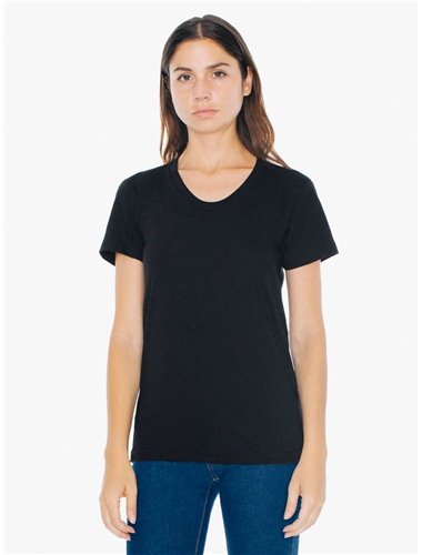 WOMEN'S POLY-COTTON SHORT SLEEVE T-SHIRT