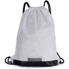 DRAWSTRING BAG WITH ZIPPED POCKET