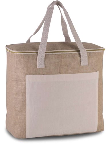 JUTE COOL BAG - LARGE SIZE