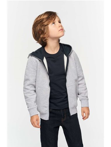 KIDS' FULL ZIP HOODED SWEATSHIRT