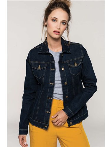 LADIES' UNLINED DENIM JACKET