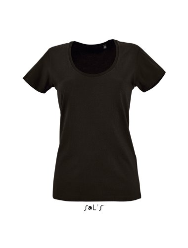 METROPOLITAN WOMEN'S LOW-CUT ROUND NECK T-SHIRT