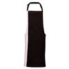 CONTRAST BIB APRON