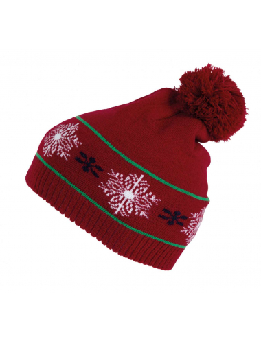 BEANIE WITH CHRISTMAS PATTERNS