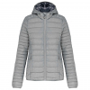 LADIES' LIGHTWEIGHT HOODED PADDED JACKET