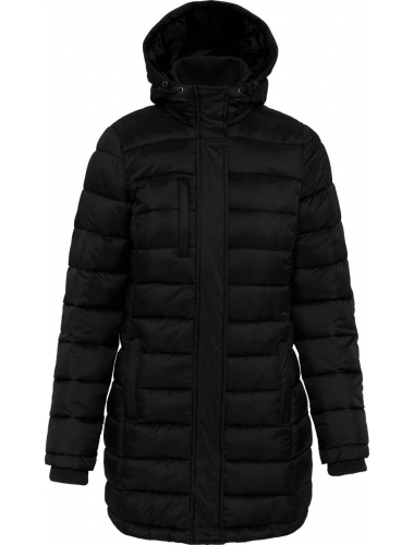 LADIES' LIGHTWEIGHT HOODED PADDED PARKA