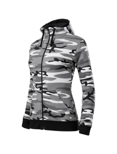 Sweatshirt women’s Camo Zipper