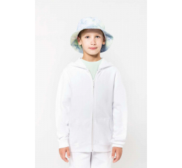 KARIBAN KIDS FULL ZIP HOODED SWEATSHIRT