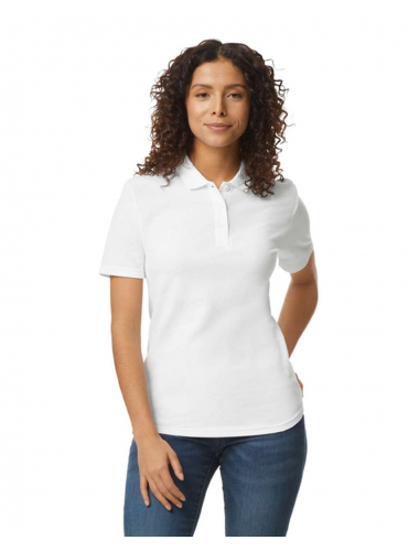 SOFTSTYLE® LADIES' DOUBLE PIQUÉ POLO