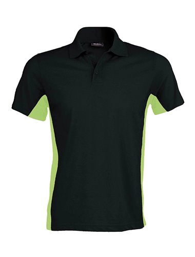 FLAG - SHORT-SLEEVED TWO-TONE POLO SHIRT