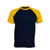 BASEBALL - SHORT-SLEEVED TWO-TONE T-SHIRT