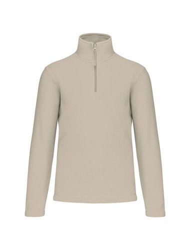 ENZO - ZIP NECK MICROFLEECE JACKET