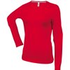 LADIES' LONG-SLEEVED CREW NECK T-SHIRT