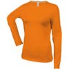 LADIES' LONG-SLEEVED CREW NECK T-SHIRT