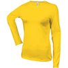 LADIES' LONG-SLEEVED CREW NECK T-SHIRT