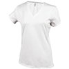 LADIES' SHORT-SLEEVED V-NECK T-SHIRT