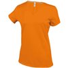 LADIES' SHORT-SLEEVED V-NECK T-SHIRT