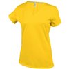 LADIES' SHORT-SLEEVED V-NECK T-SHIRT