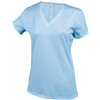 LADIES' SHORT-SLEEVED V-NECK T-SHIRT