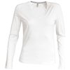 LADIES' LONG-SLEEVED V-NECK T-SHIRT