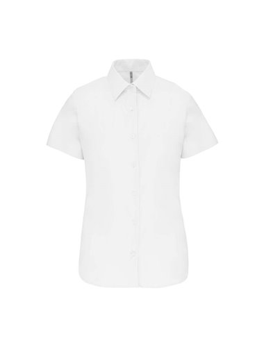 LADIES' SHORT-SLEEVED OXFORD SHIRT